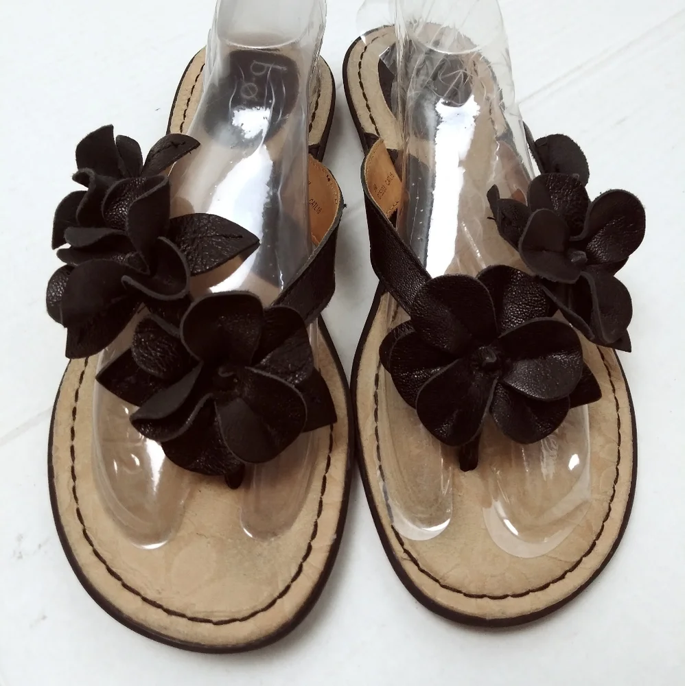BOC Black/Tan Insole Sandal Size 9M